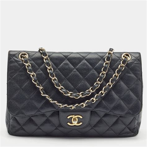 brown leather chanel bag|black Chanel jumbo flap bag.